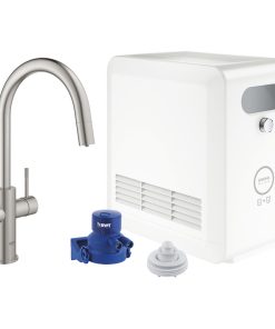 001 Grohe Blue Chilled And Sparkling 2-Handle Faucet and Water System, Superstee