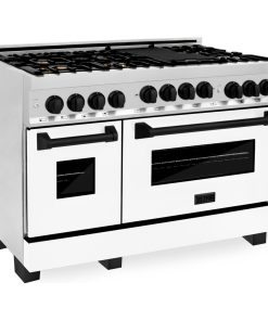 ZLINE Autograph 48" 6.0 cu. ft. Range, Gas Stove and Gas Oven, Matte Black