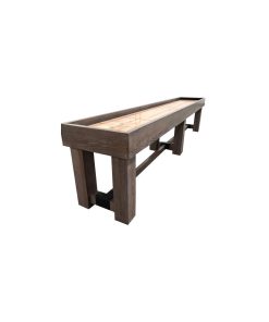 12' Shuffleboard Table Handmade in a Grey Finish