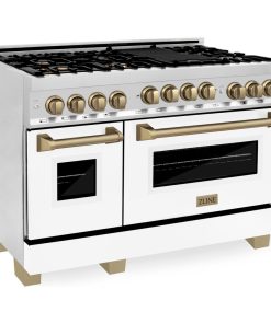 ZLINE Autograph 48" 6.0 cu. ft. Range, Gas Stove and Gas Oven, Champagne Bronze