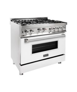 ZLINE 36" 4.6 cu. ft. Range with Gas Range in Stainless Steel with Color Options