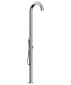 "Club" Free Standing Shower Column, Hot and Cold, Hand Spray and Hose