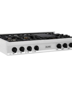 ZLINE Autograph 30" Rangetop, 4 Gas Burners, Stainless Steel, Matte Black