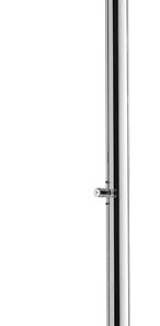 "Club" Free Standing Shower Column, Self-closing ADA Metered Push Valve