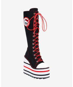 YRU Monster High Ghoulia Hi-Top Platform Sneakers
