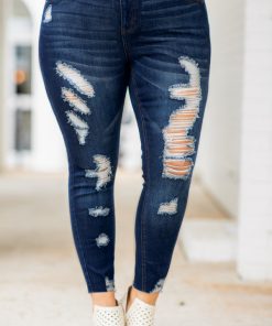 You Will Be Noticed Jeans, Dark Wash