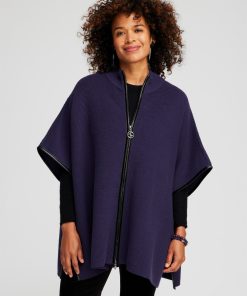 Zip Front Ruana