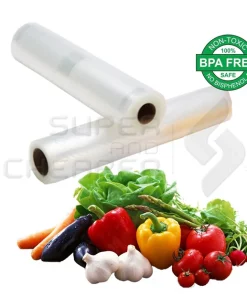 10 X Vacuum Food Sealer Rolls Saver Seal Bag Storage Commercial Heat Grade 28cm