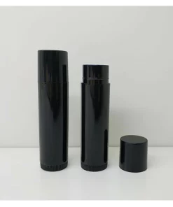 100PCS Lip Balm Tubes Caps 5g Empty lipstick Container Plastic DIY Black
