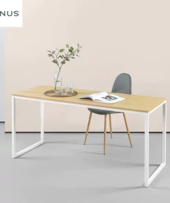 Zinus Modern White Office Computer Desk - 160cm
