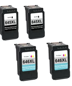 (2 black 2 color)PG645XL CL646XL Ink Cartridge for Canon PIXMA MG3065 TR4560 TS3160 TS3165 TS3166