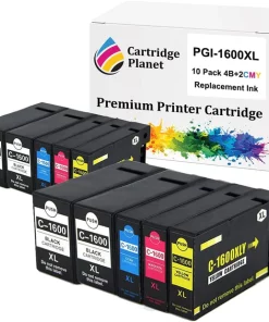 10 Pack (4BK,2C,2M,2Y) Compatible Ink for Canon PGI-1600XL PGI1600XL for Canon MB2060 MB2160 MB2360 MB2760