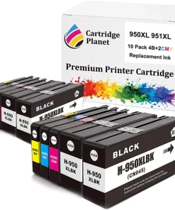 10 Pack (4BK,2C,2M,2Y) Compatible Ink for HP 950XL 951XL for HP Officejet PRO 251dw PRO 276dw Pro 8100 N811 Pro 8100 N811a Pro 8600 N911a Pro 8600 Plus