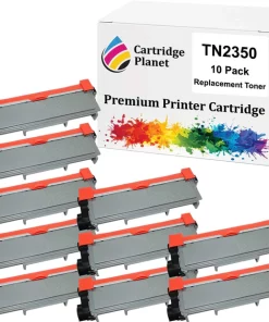 10-Pack Compatible Toner Cartridge for Brother TN-2350 TN2350 (2,600 Pages) for Brother HLL2300D HLL2305W HLL2340DW HLL2365DW HLL2380DW MFCL2700DW MFCL2
