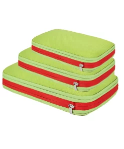 1/3Pcs Travel Compression Storage Bag Clothes Luggage Organizer Zipper Pouch Green