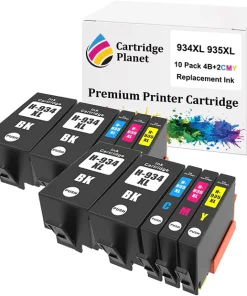 10 Pack (4BK,2C,2M,2Y) Compatible Ink for HP 934XL 935XL for HP Officejet 6820 Officejet Pro 6230 Officejet Pro 6830
