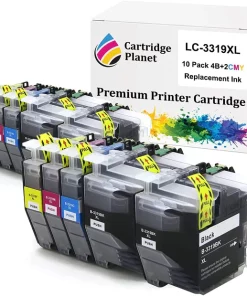 10 Pack (4BK,2C,2M,2Y) Compatible Ink for Brother LC-3319XL LC3319XL for Brother MFCJ5330DW MFCJ5730DW MFCJ6530DW MFCJ6730DW MFCJ6930DW