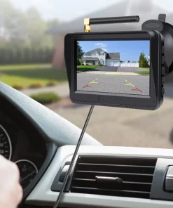 1 Set Car Reversing Monitor Prevent Falling Safeguarded Plug-play Car Reversing Device Night Vision Vehicle Backup Camera for Car