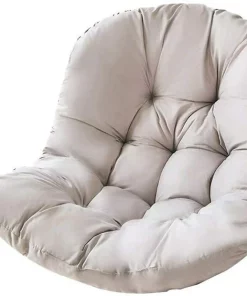 (Light Gray)Hanging Egg Chair Cushion Sofa Swing Chair Seat Relax Cushion Padded Pad Covers