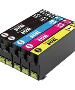 10 Pack Epson 812XL (C13T05E192-C13T05E492) Generic High Yield Ink Cartridge Combo [4BK,2C,2M,2Y]