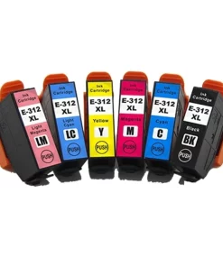 12 Pack Epson 312XL Generic High Yield Inkjet Cartridge Combo [2BK,2C,2M,2Y,2LC,2LM]