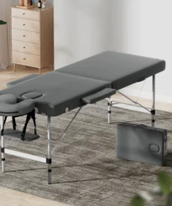 Zenses Massage Table Portable 2 Fold Bed Beauty Therapy 55cm