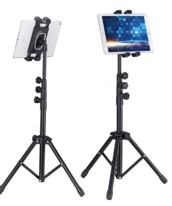 1.65m Portable Flexible Tripod Stand Holder Bracket Foldable for iPad Tablets