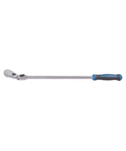 1/4" DRIVE 13¾" EIGHTY8 TOOTH LOCKING FLEX RATCHET WITH ERGO HANDLE - BLUE