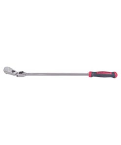 1/4" DRIVE 13¾" EIGHTY8 TOOTH LOCKING FLEX RATCHET WITH ERGO HANDLE - RED