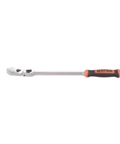 1/4" DRIVE 10-3/4" LONG LOCKING FLEX RATCHET WITH ERGO HANDLE - ORANGE
