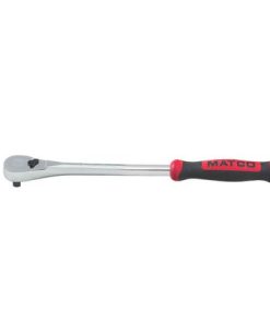 1/2" DRIVE 16-3/4" EIGHTY8 TOOTH FIXED RATCHET WITH ERGO HANDLE - RED