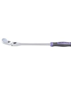 1/2" DRIVE 20-1/4" EIGHTY8 TOOTH LOCKING FLEX RATCHET WITH ERGO HANDLE - PURPLE
