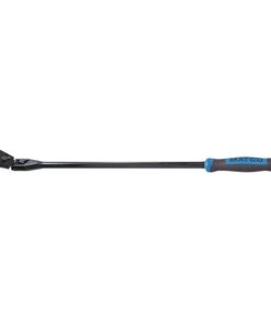 1/2" DRIVE 27-3/8" EIGHTY8 TOOTH BLACK CHROME LOCKING FLEX RATCHET WITH ERGO HANDLE - BLUE