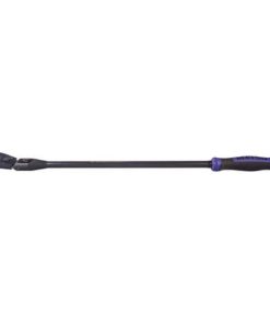 1/2" DRIVE 27-3/8" EIGHTY8 TOOTH BLACK CHROME LOCKING FLEX RATCHET WITH ERGO HANDLE - PURPLE