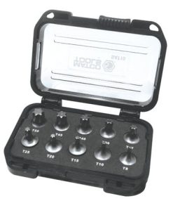 10 PIECE 1/4" DRIVE STUBBY TORX® SET