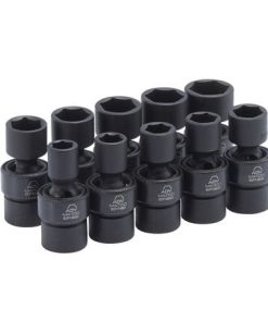 10 PIECE 3/8" DRIVE METRIC 6 POINT ADV UNIVERSAL IMPACT SOCKET SET