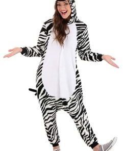Zebra Onesie for Adults