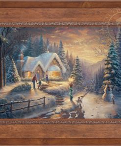 *RARE* Country Christmas Homecoming Framed Estate Edition Canvas Rustic Andalucian 25.5" x 34" #3/3