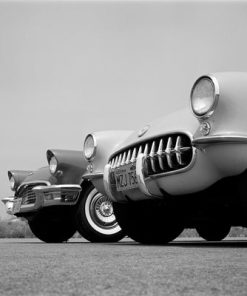 "1957 FORD THUNDERBIRD - CHEVROLET CORVETTE" FROM GETTY IMAGES